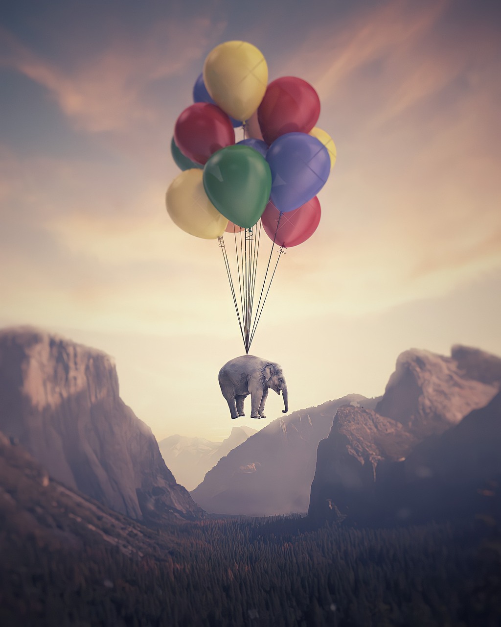 Rêve-elephant-vole-ballons-autre-réalité